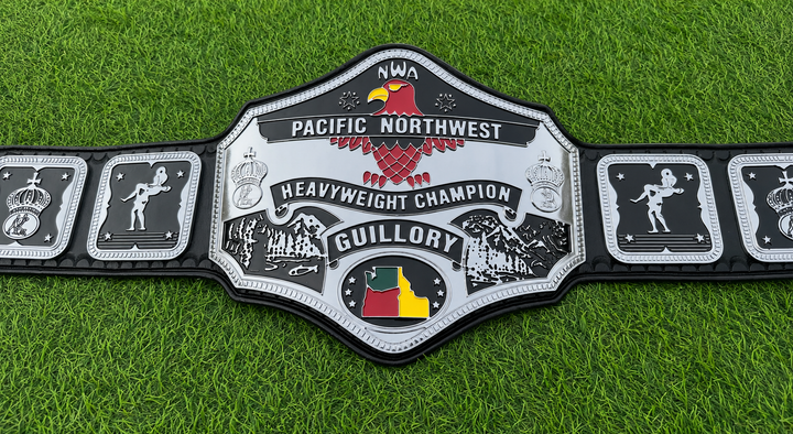 NWA Pacific Northwest Heavyweight Championship Wrestling HD CNC Title Belt