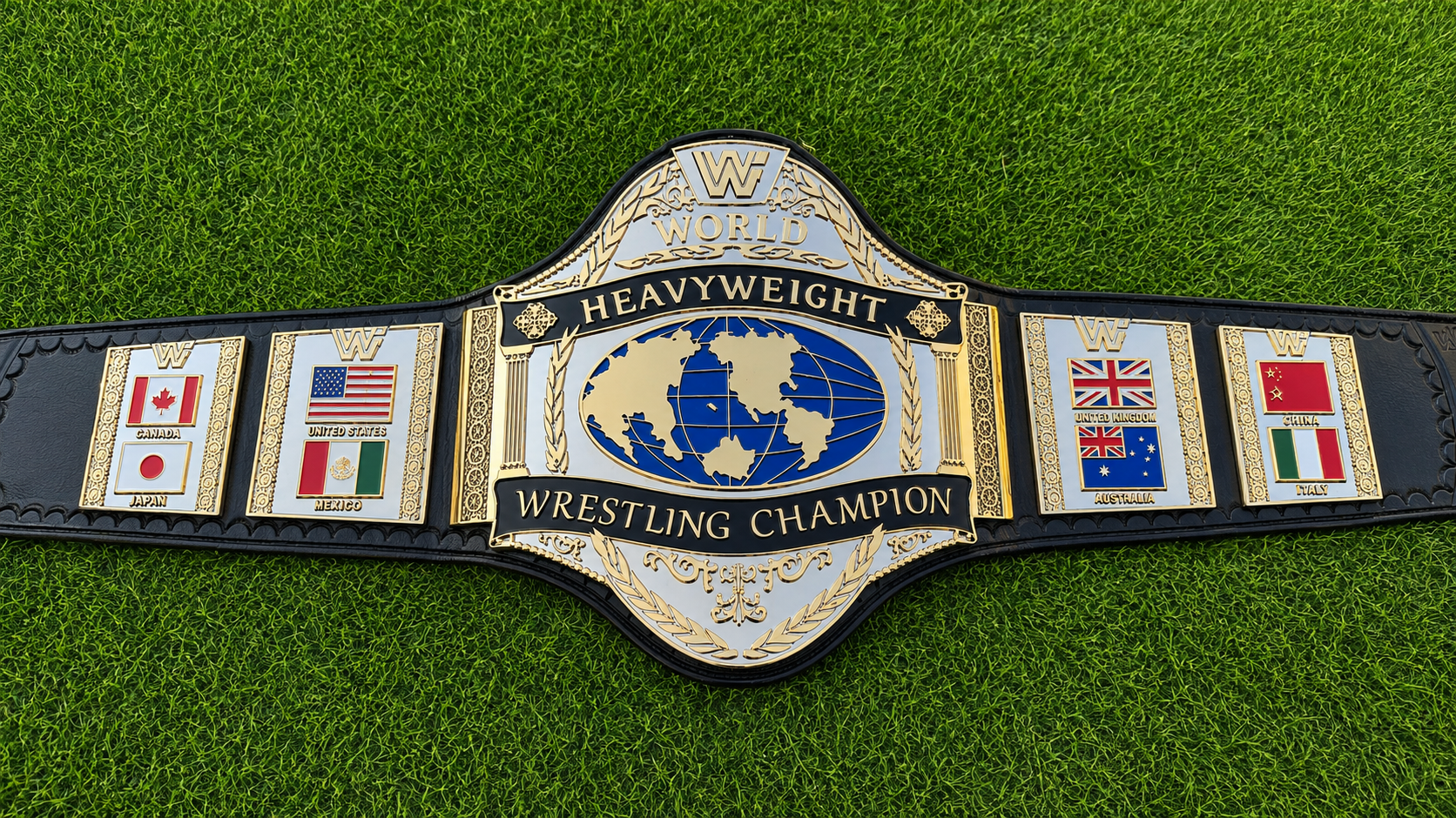 WWF Hogan 86 World Heavyweight Wrestling Championship HD CNC Title Belt