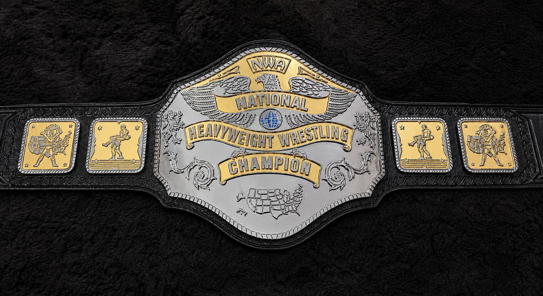 NWA National Heavyweight Wrestling Championship Title Belt HD CNC