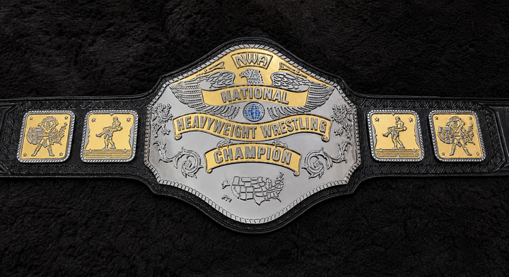 NWA National Heavyweight Wrestling Championship Title Belt HD CNC