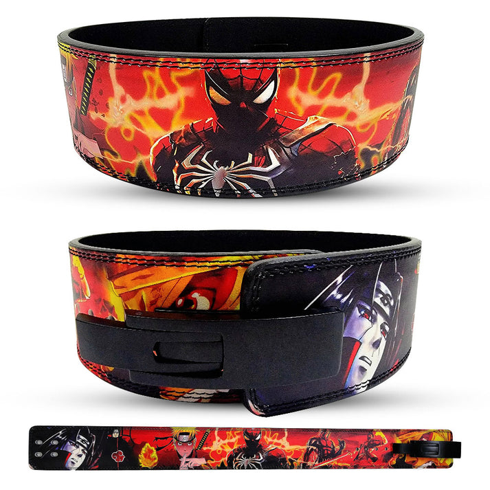 Spider Man and Naruto Weightlifting Belt