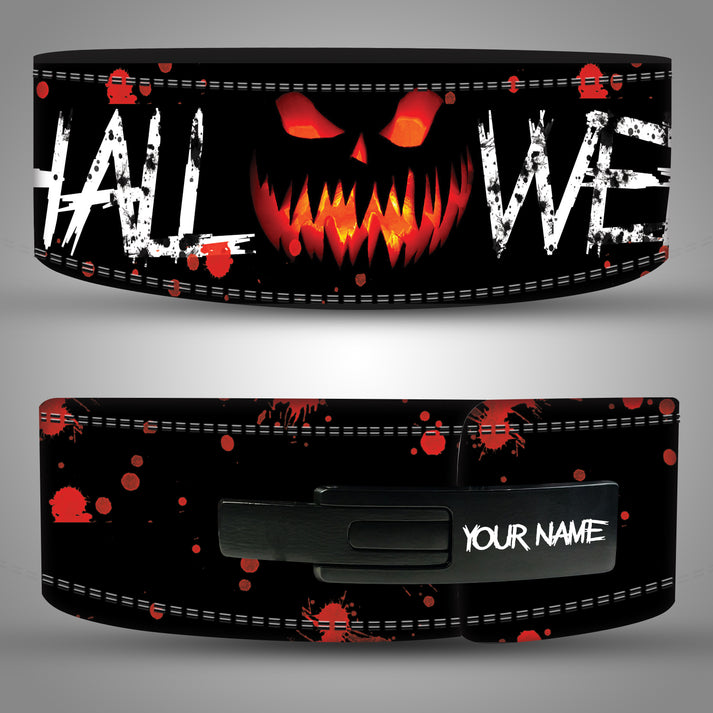 Halloween Blood Pumpkin Weightlifting Belt