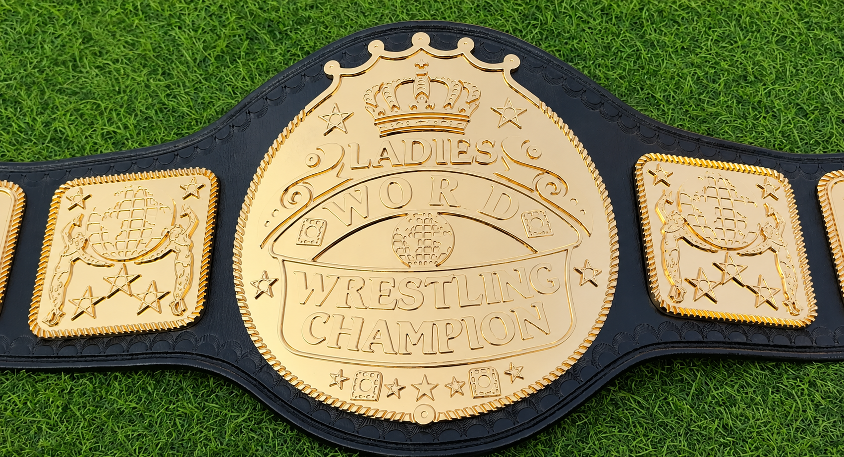WWF Ladies World Wrestling Championship HD CNC Title Belt