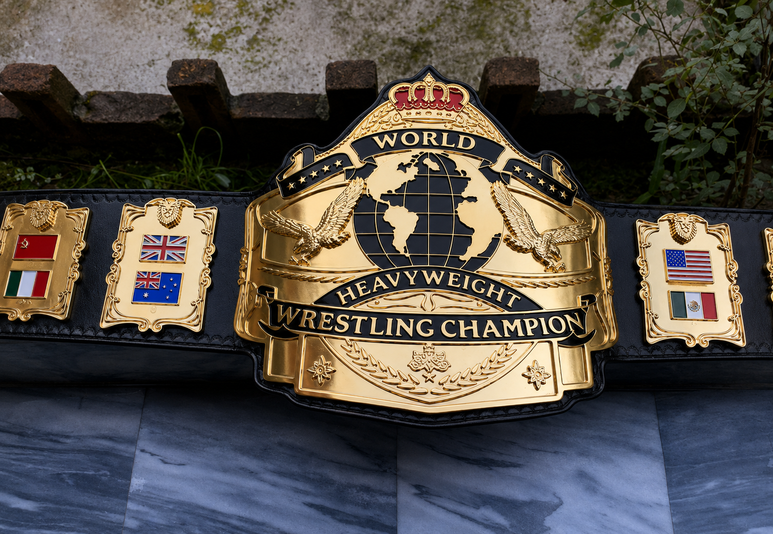 Custom 3D Andre 87 World Heavyweight Wrestling Championship Title  HD CNC Title Belt