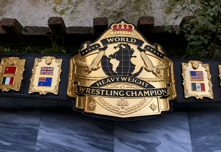 Custom 3D Andre 87 World Heavyweight Wrestling Championship Title  HD CNC Title Belt