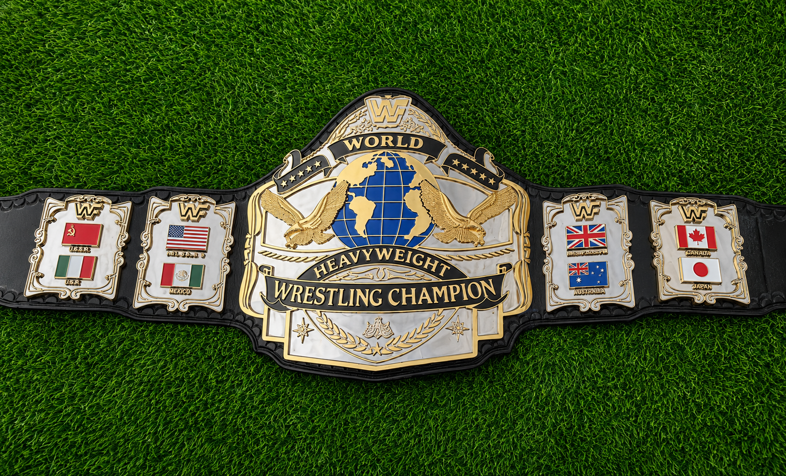 WWF Andre 87 Wrestling Championship Title CNC HD 24k Dual Plating Title Belt