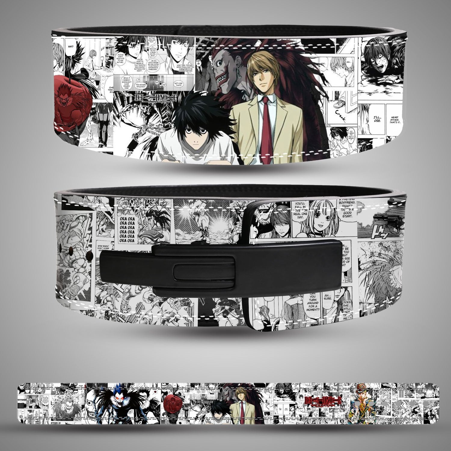 Death Note Weightlifting Belt  10mm  13mm Leather Belt