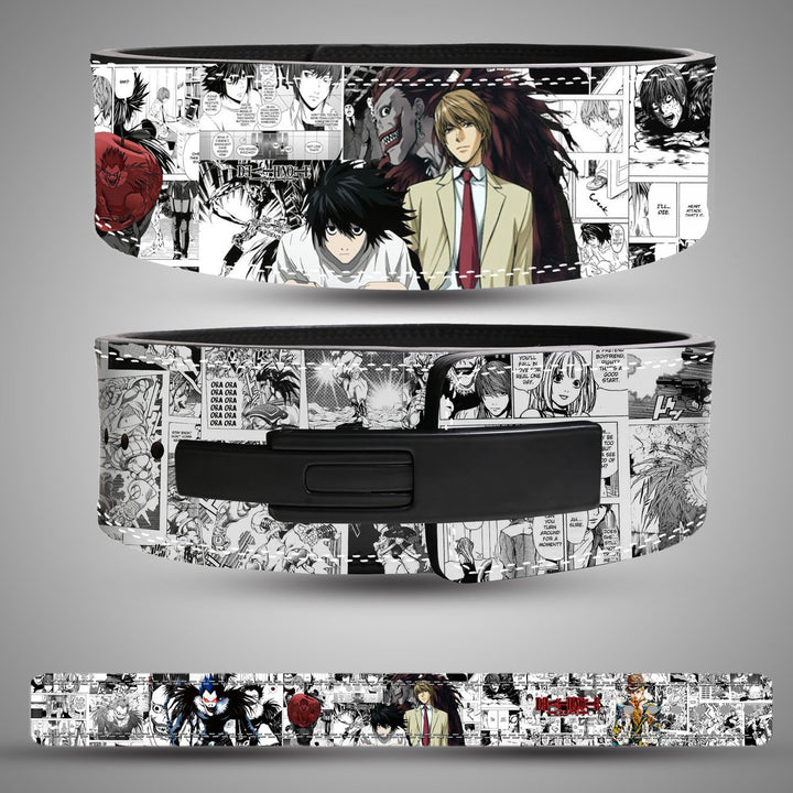 Death Note Weightlifting Belt  10mm  13mm Leather Belt