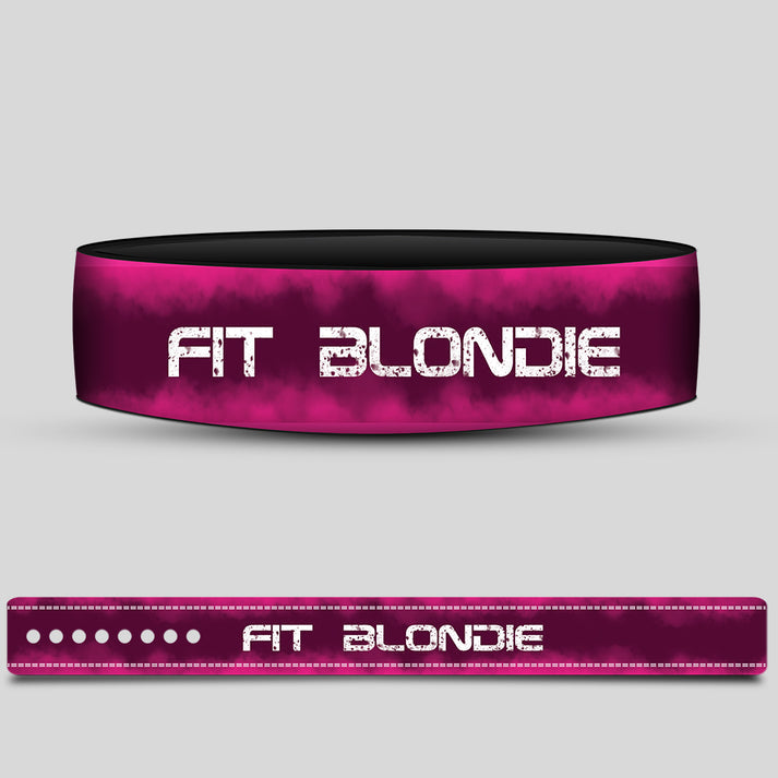 Custom Pink Weightlifting Lever Belt