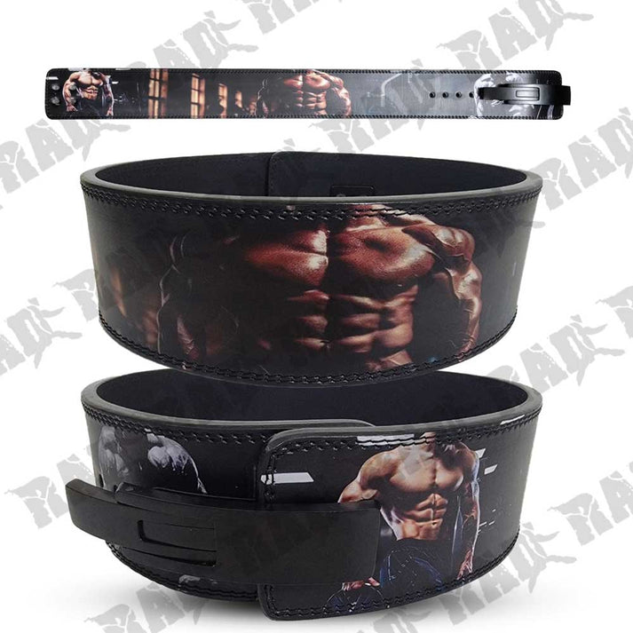 Bodybuilder Leather Lever Weight Lifting Belt 10mm
