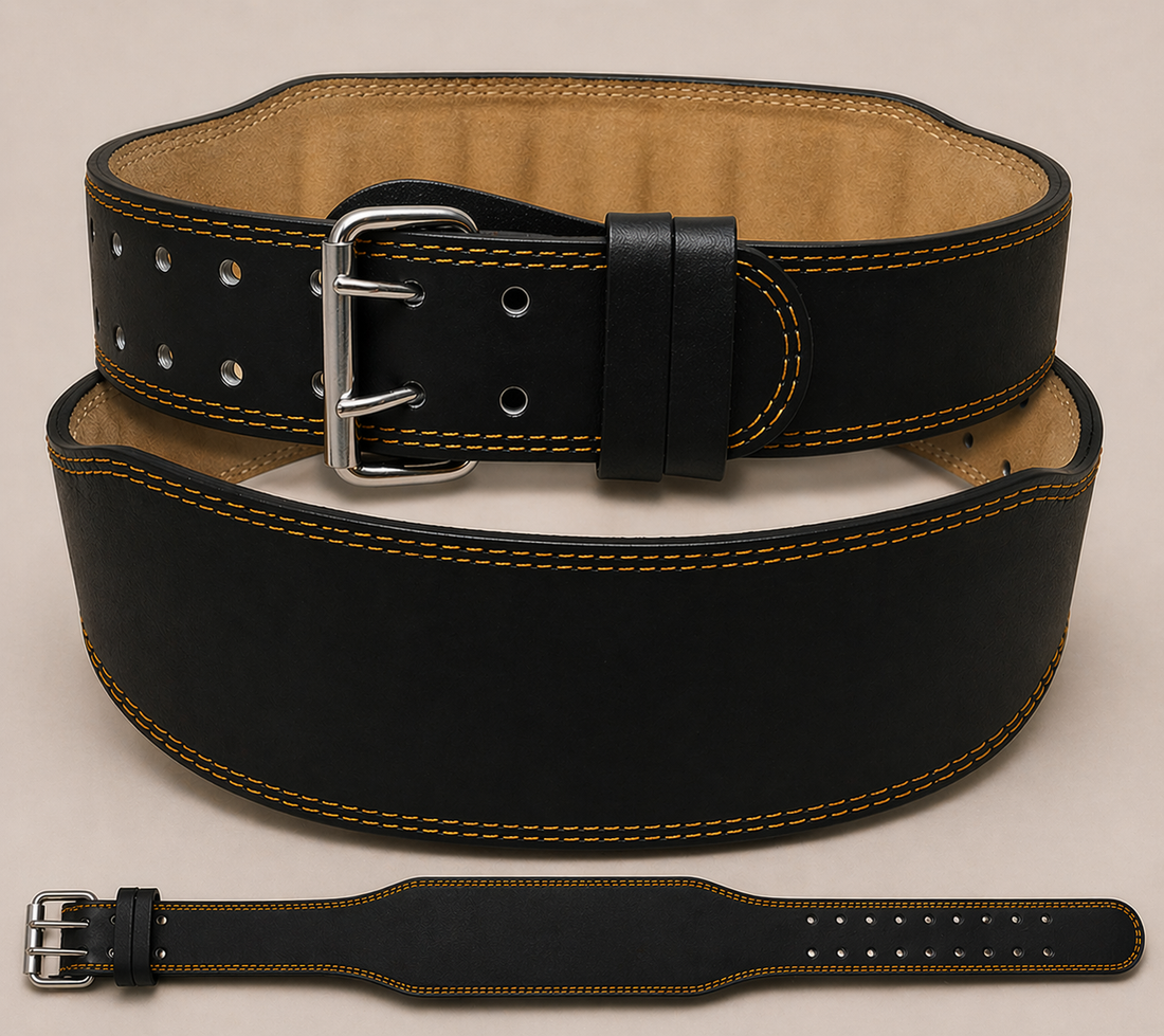 RAD Leather Belt 4inch Gym Power Heavy Duty Weight Lifting