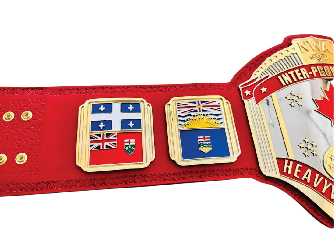 Inter-Provincial Heavyweight Wrestling Champion Championship Belt Title Belts Nation