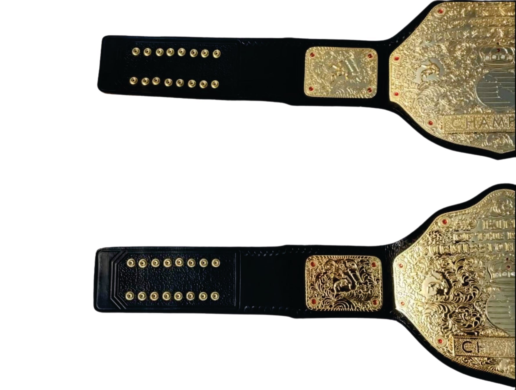 Big Gold King of the Island Submission Fighting Custom Custom Championship Wrestling Belt Title Belts Nation