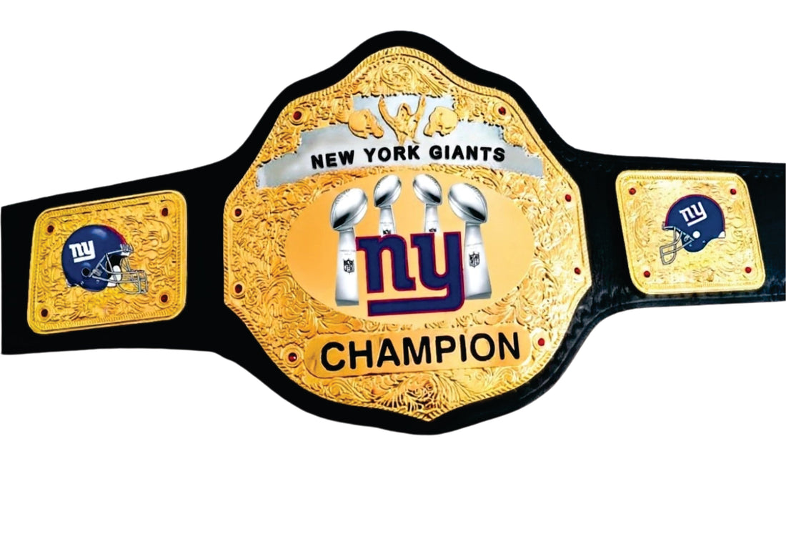 New York NY Giants Wrestling Championship Belt Title Belts Nation