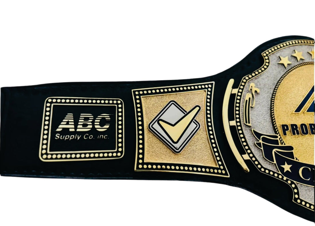 Proper Roofing Champion Championship Belt Title Belts Nation