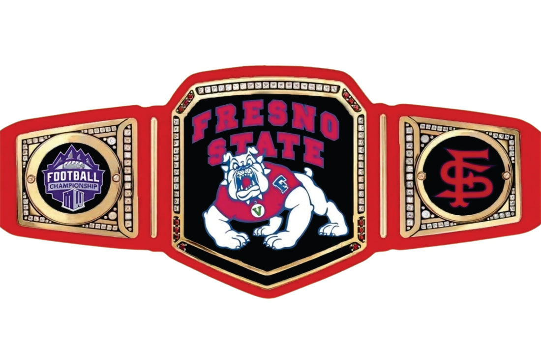 Fresno State Bulldogs National Legacy Title Championship Belt Title Belts Nation