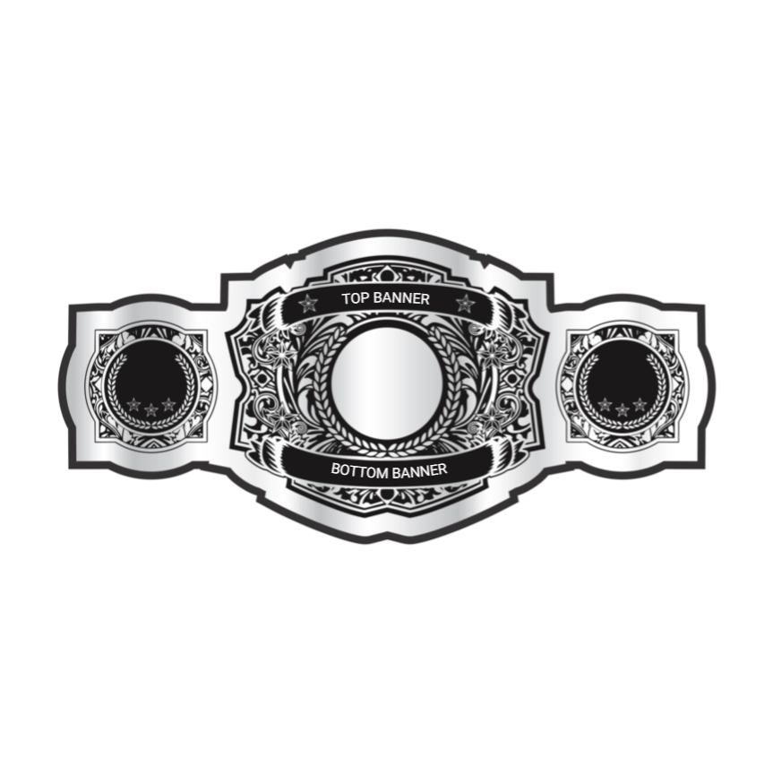 Premium Heritage Custom Championship Belt | Vintage Wreath Title