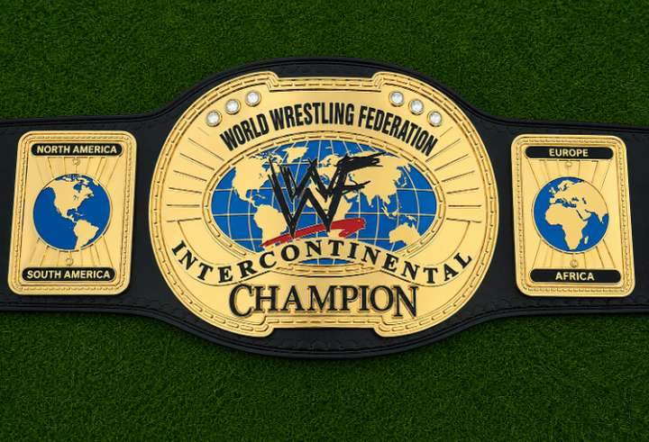 WWF Intercontinental Wrestling Championship Belts