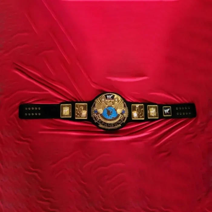 \WWF BIG EAGLE BLOCK LOGO Scratch Brass Championship Belt