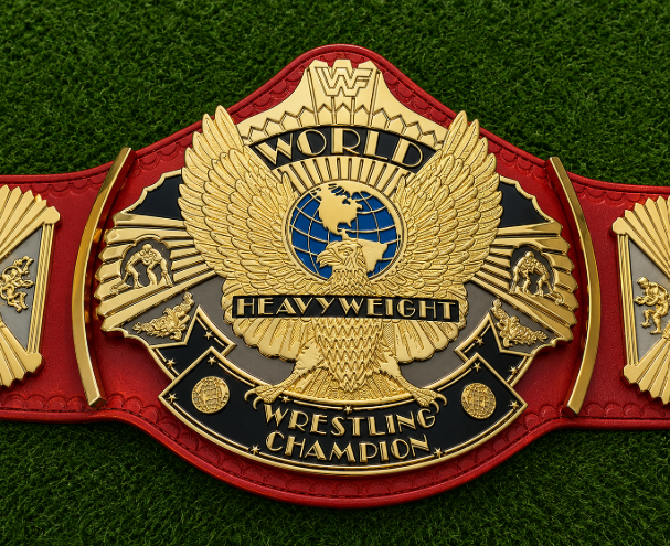 Winged Eagle Wrestling Championship Belts