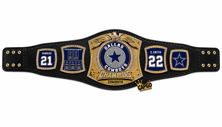 New Customise Spinner Dallas Cowboys Championship belt Adult Size