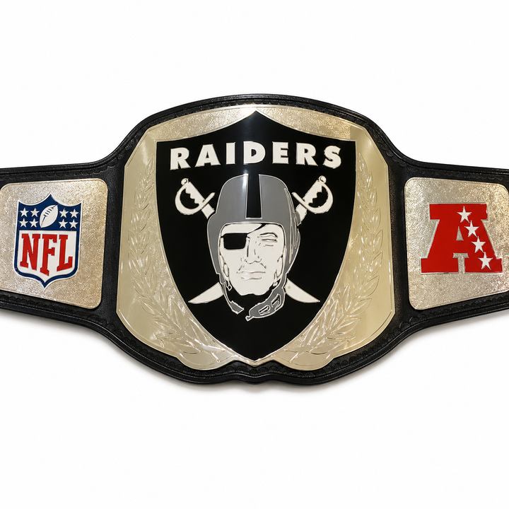 Raiders Heavyweight Wrestling Title Replica Championship Belt 2MM Zinc Replica