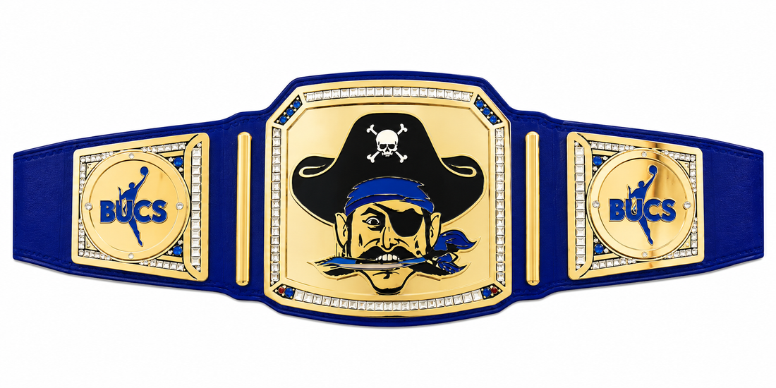 New Custom Oswego basketball championship belt Cow Hide Leather Strap