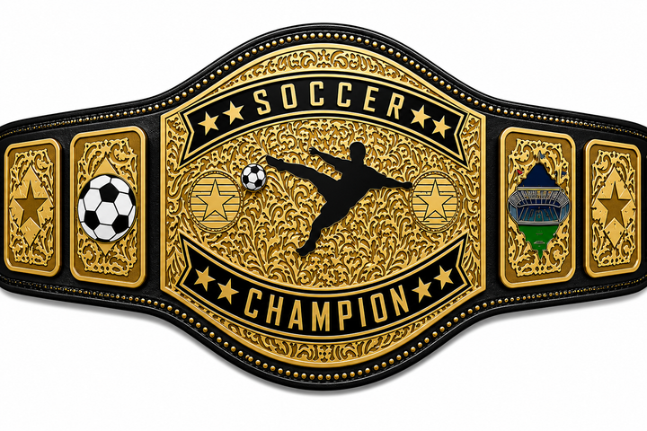 Custom Soccer Championship Belt football Belt Personalised for All clubs