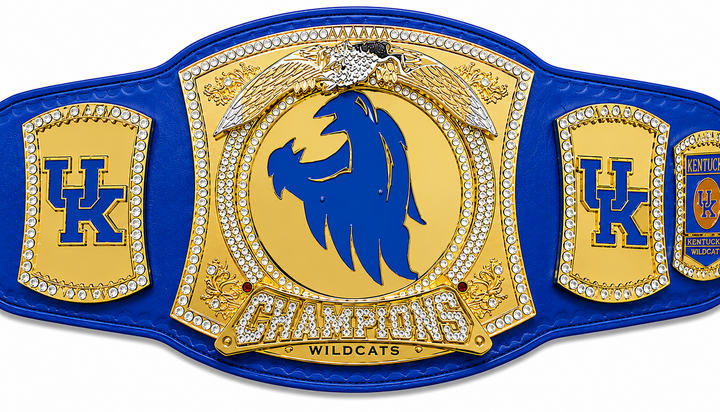New Wildcats custom spinner Belt Adult Size Genuine Leather
