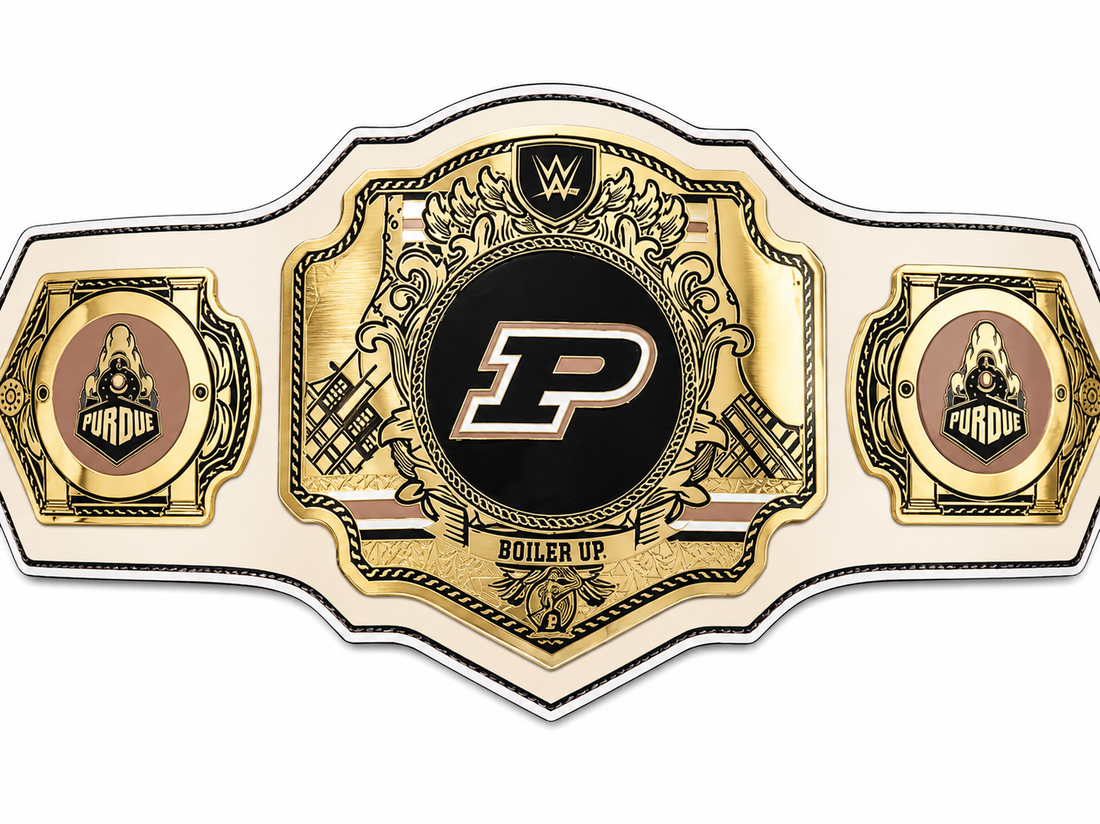 New Purdue Boilermakers Wrestling Championship Belt 4mm