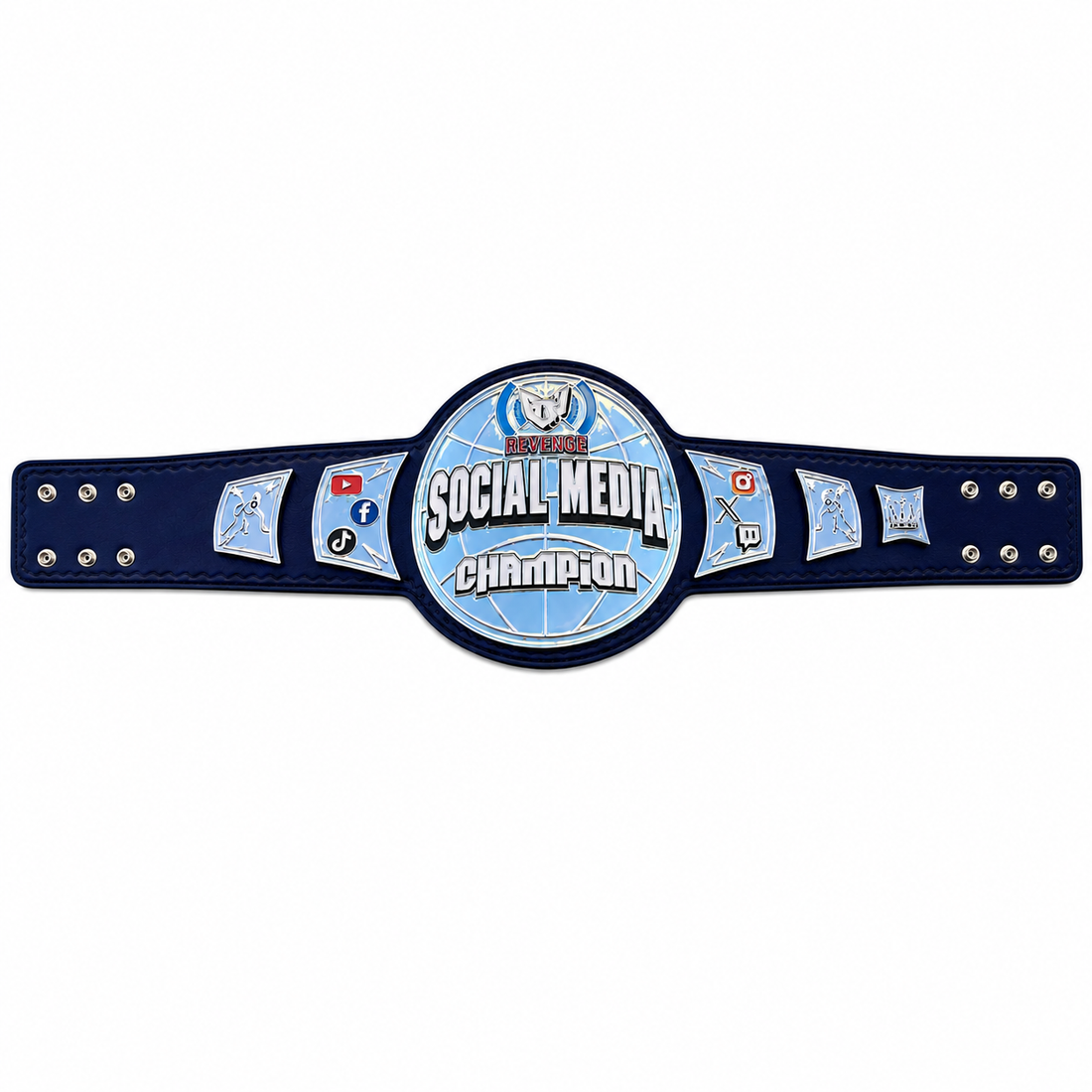 New Customise ECW Social Media Belt Adult Size