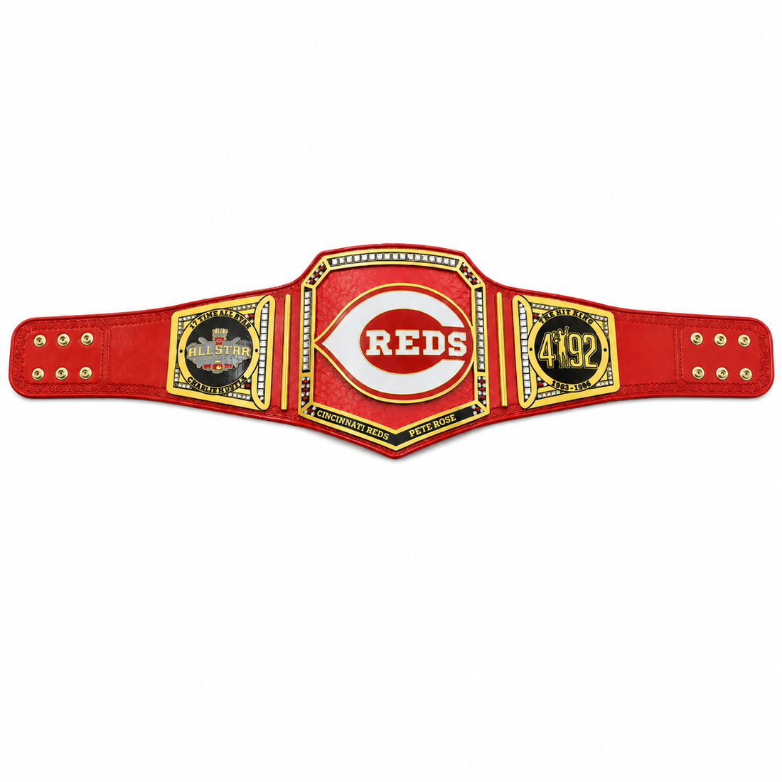 New Customise Cincinnati Red Football Championship Title Belt Adult Size