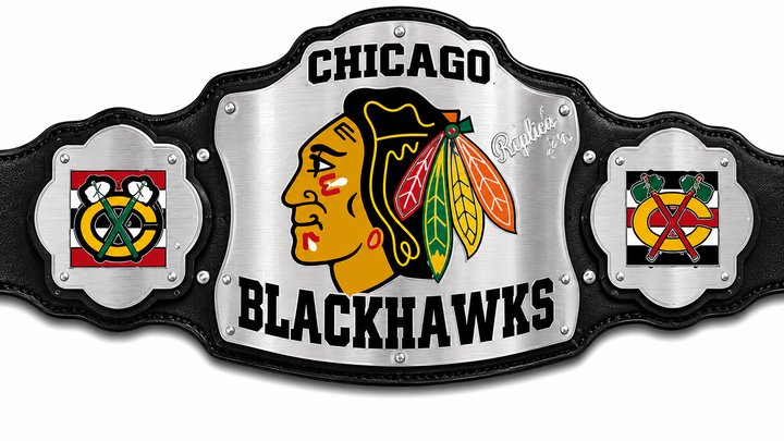 New Customise Chicago Blackhawks Championship Belt Wrestling Belt Adult Size