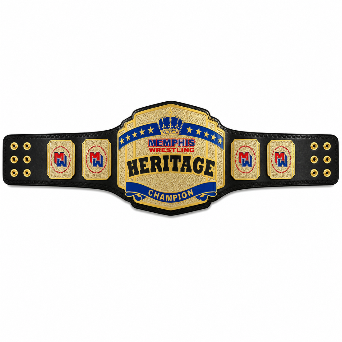 Memphis HERTAGE Championship Belt 2mm  4mm zinc plate