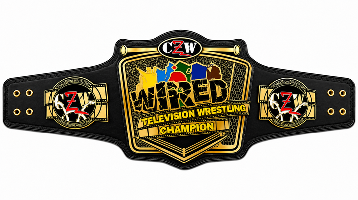 CZW Wired Television Heavyweight wrestling CHAMPIONSHIP BELT ADULT SIZE 2mm
