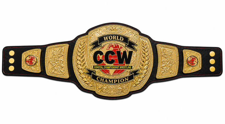 New Customise CCW Costal Championship Wrestling Belt Adult Size