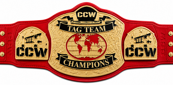 New Customise CCW Tag team Costal Wrestling Championship Belt Adult Size