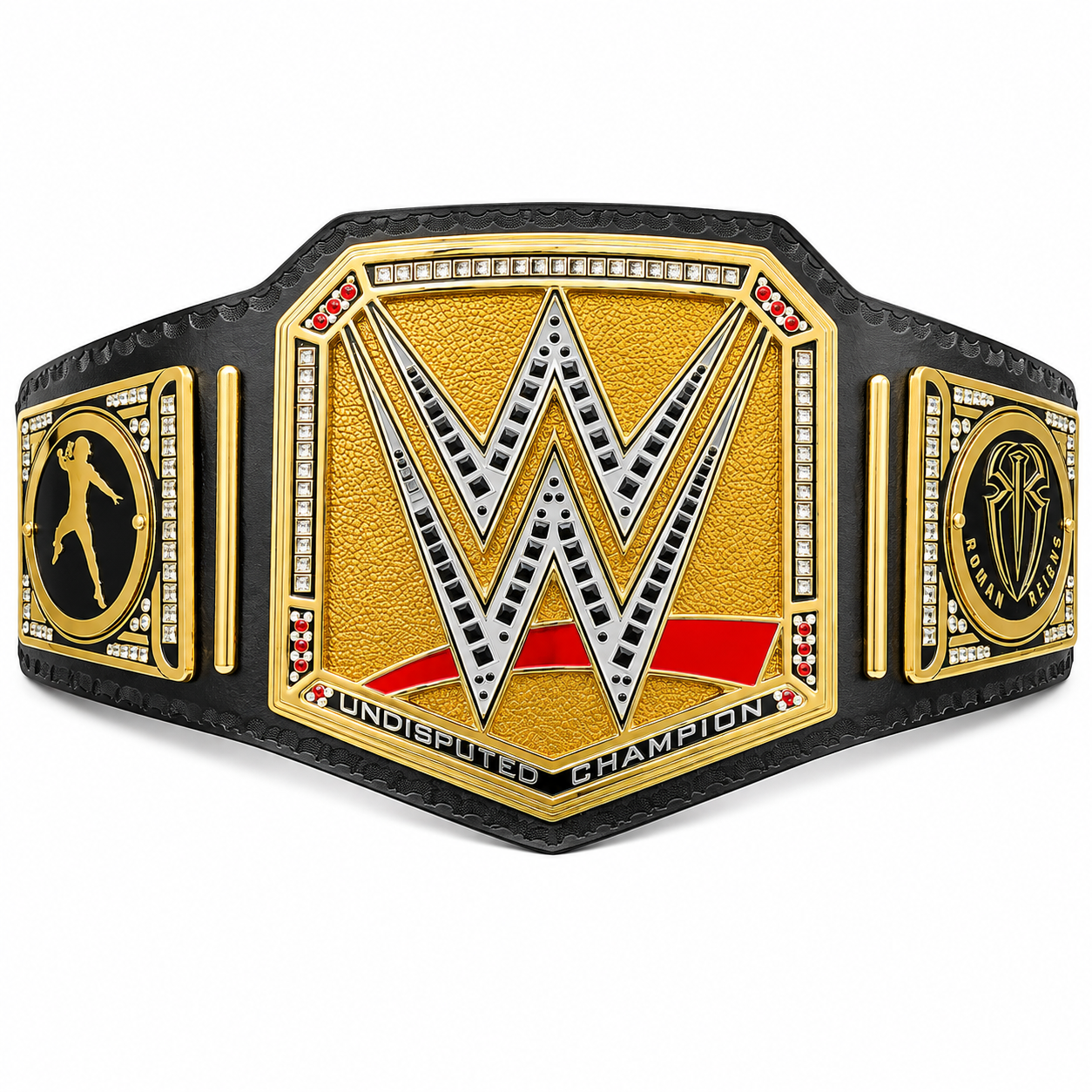 WWE Roman Reigns Undisputed Championship Replica Belt  Black  Gold Edition