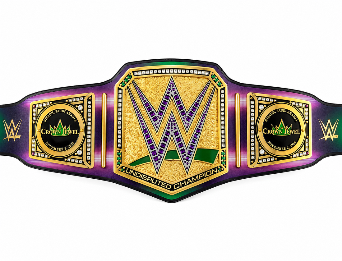 WWE Crown Jewel Undisputed Championship Replica Belt  Purple Edition