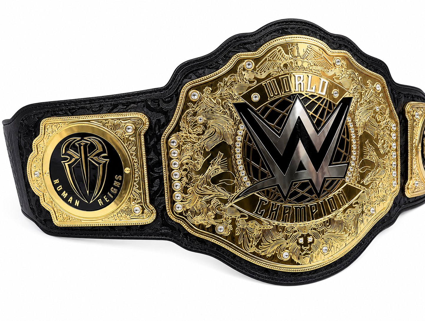 New Heavyweight Championship Belt Wrestling Replica Title 2mm Brass Adult Roman