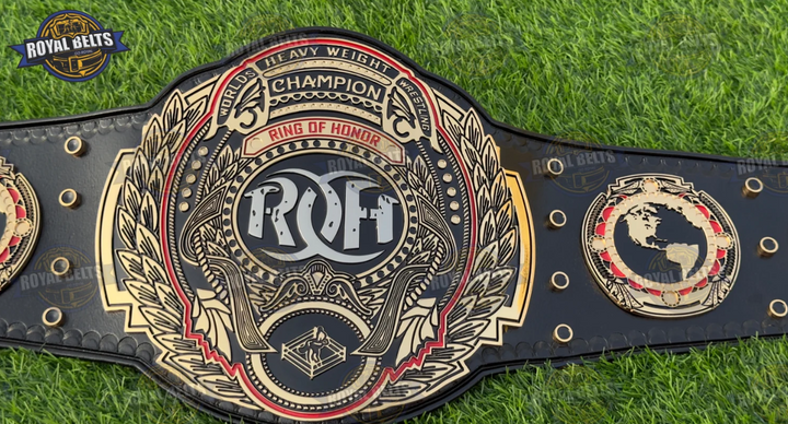 Ring of Honor  World Heavyweight Championship Title Belt HD CNC