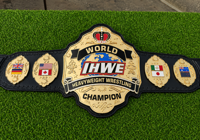 IHWE World Heavyweight Championship Title HD CNC Belt