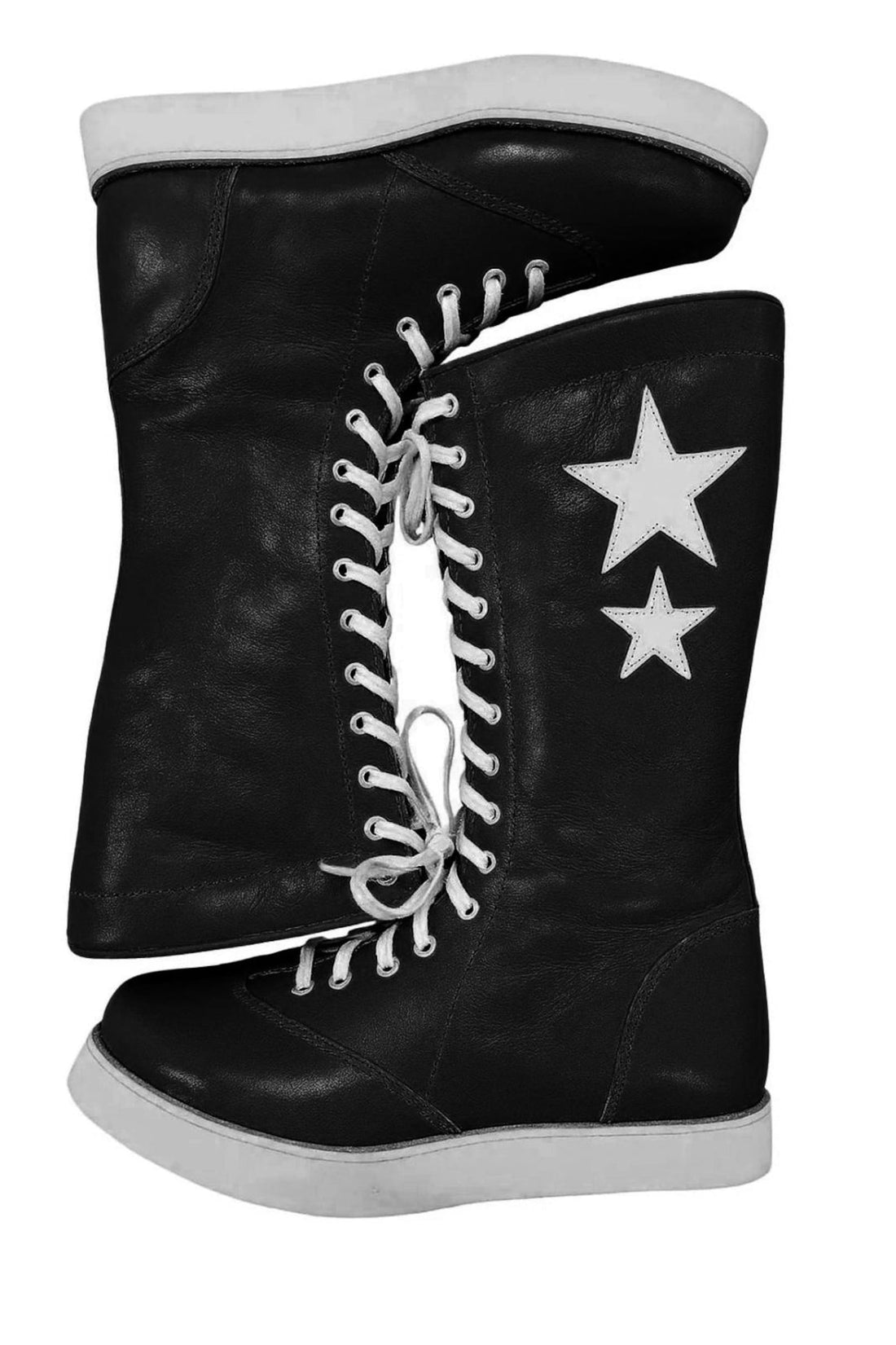 Custom Wrestling Boots Handmade Leather Boxing Shoes Personalized Name Pro Fight Gear Men & Women