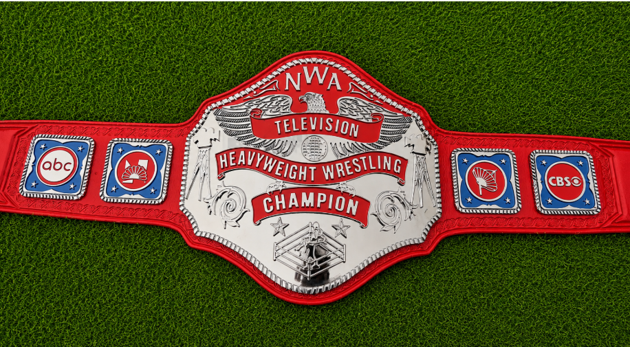 NWA TV Wrestling Championship Title Belt HD CNC