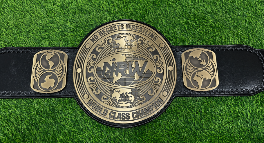 Custom NRW Wrestling HD CNC Antique Title Belt