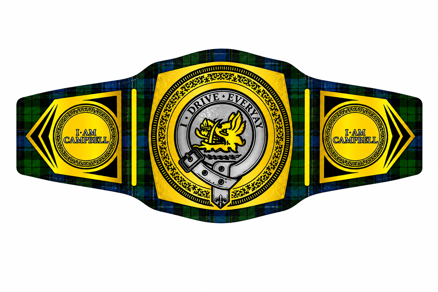 Clan Campbell Tartan Belt