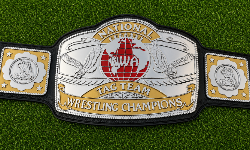 NWA National Tag Team Championship Title Belt HD CNC
