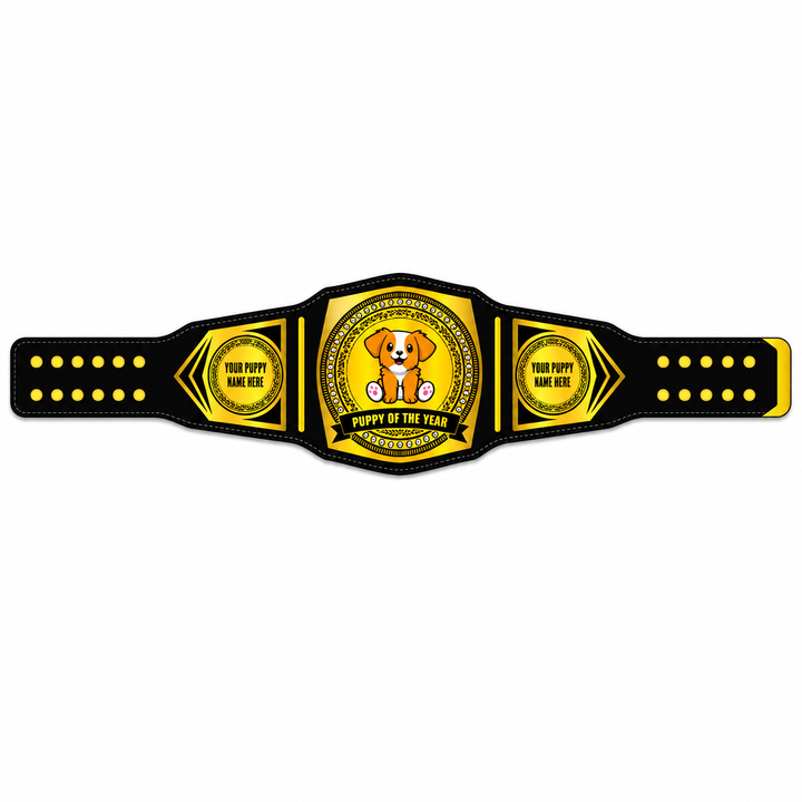 Custom Dog Gift Champion Belt
