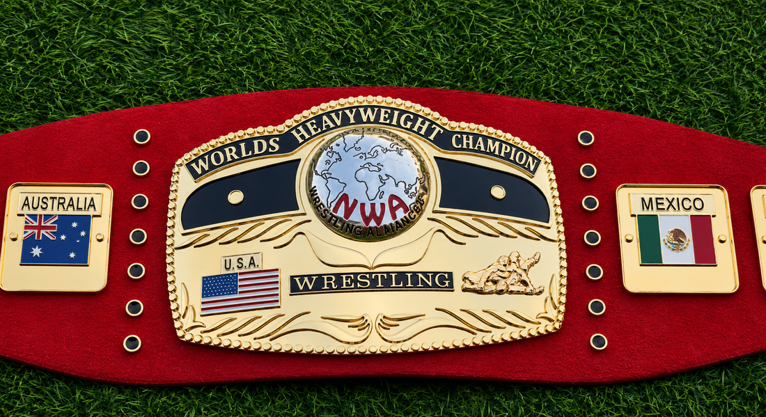 CNC BELTS PT 3\NWA Domed Globe Championship Title Belt