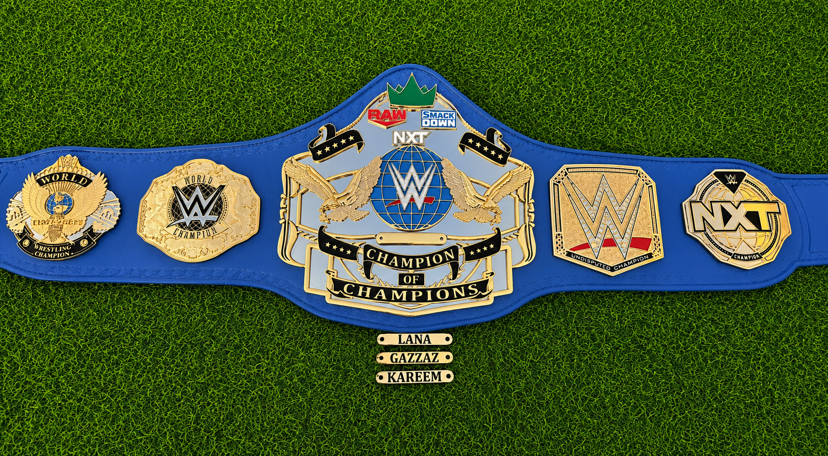 WWE CHAMPION OF CHAMPIONS Title Belt HD CNC